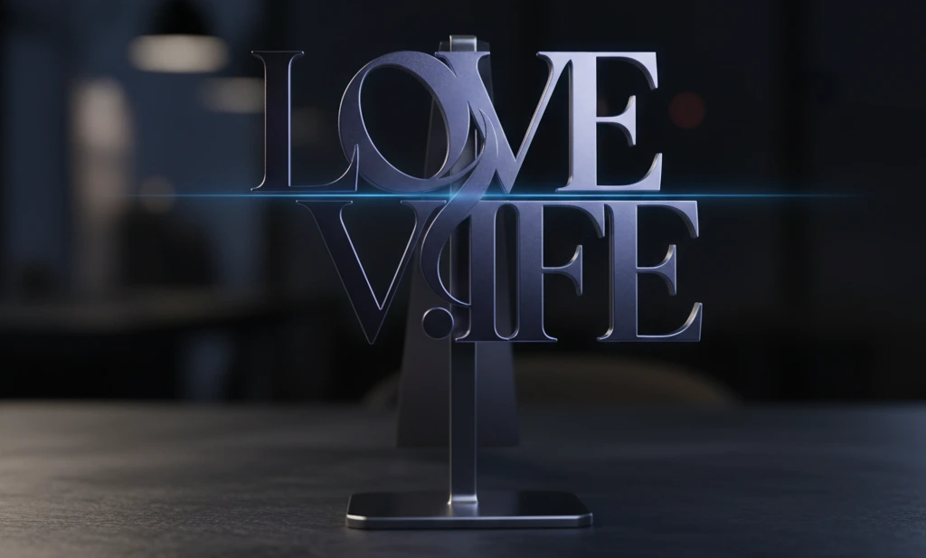 A high-quality example generated by the best 2 word ambigram generator free tool